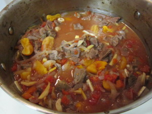 Lamb-and-apricot stew