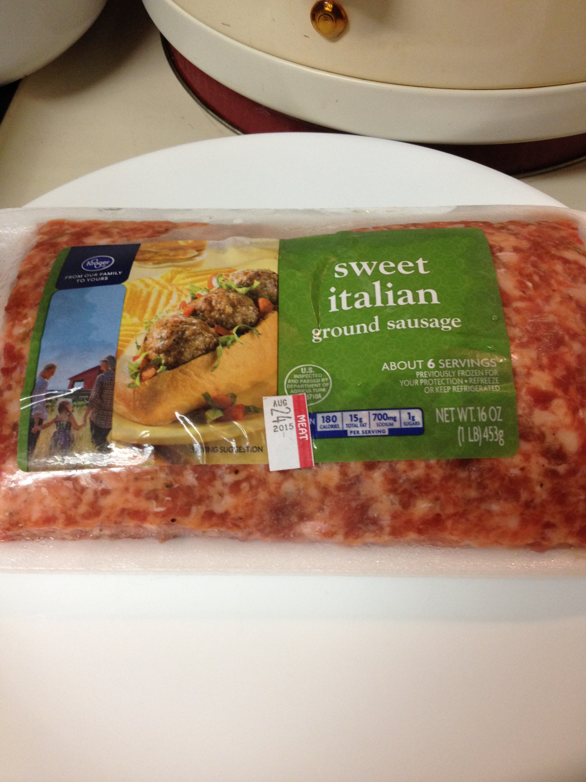 Just plain old Italian sausage. 