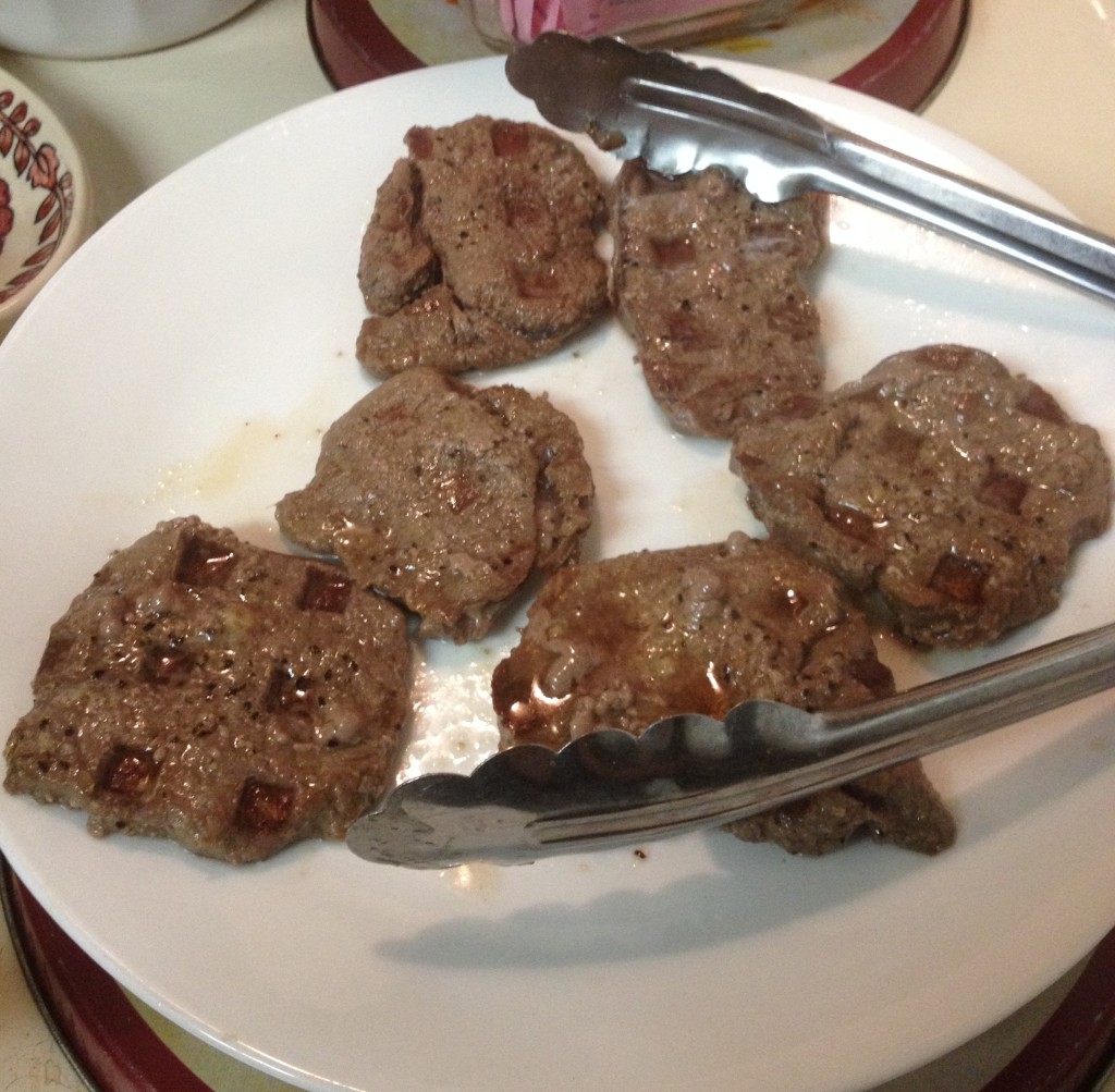 Venison. . .bits. Waffled!