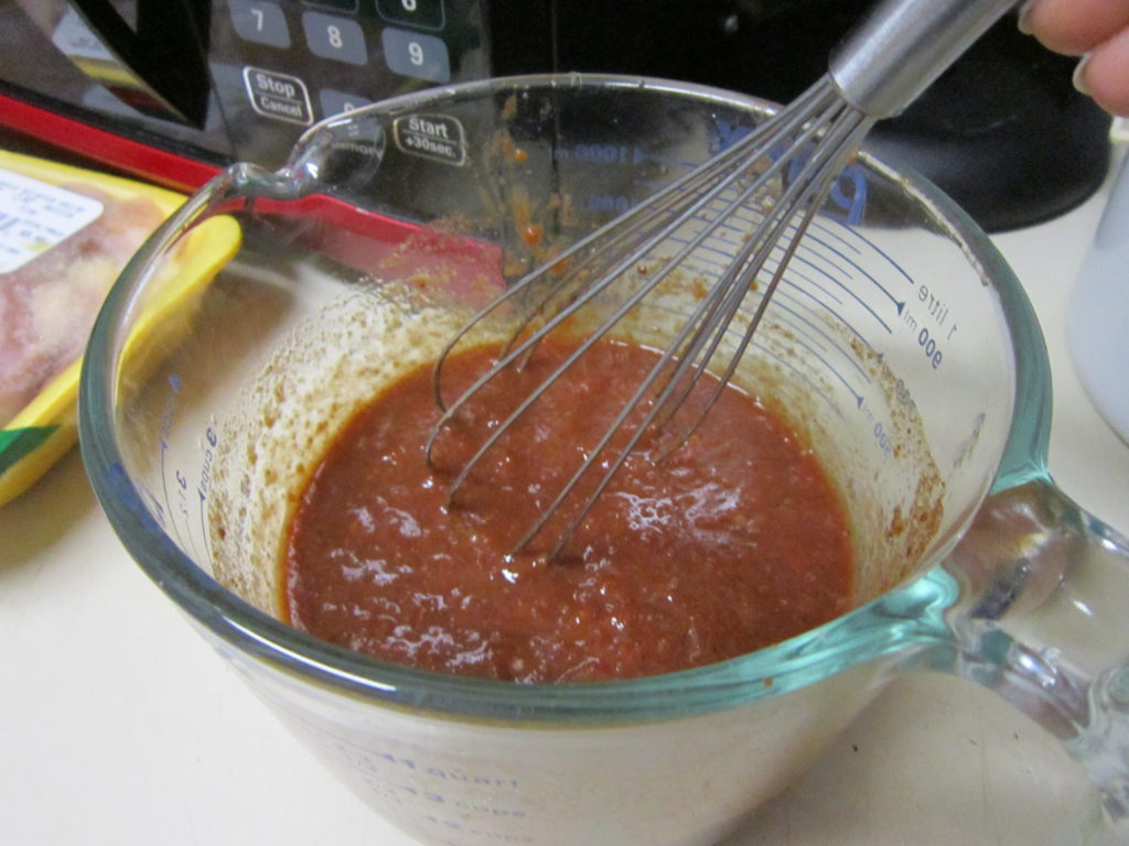 The cooking marinade