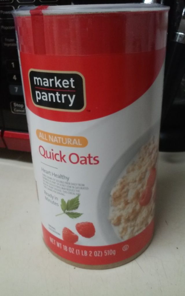 Plain, old-fashioned oatmeal.