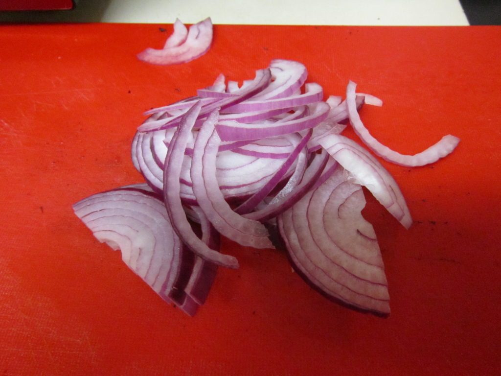 Red onions! 