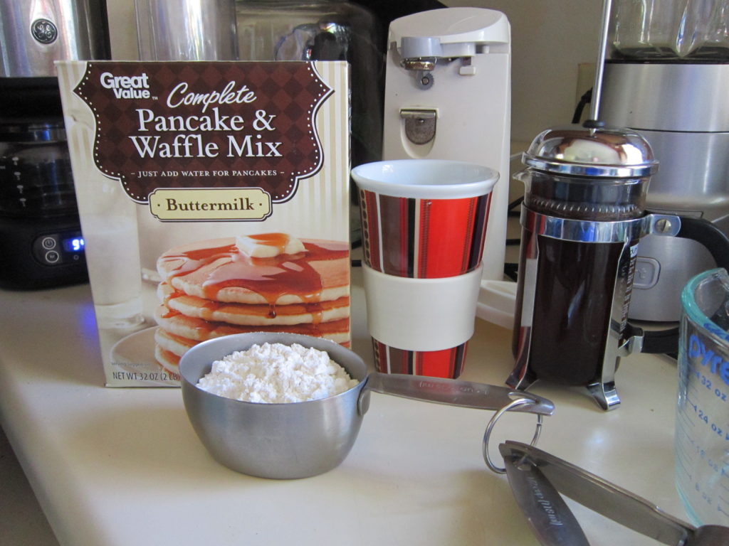 Yes. Pancake Mix from Walmart.