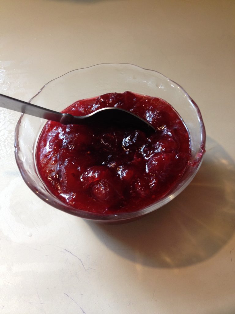 Cranberry Ginger Relish. Oh, yes. 