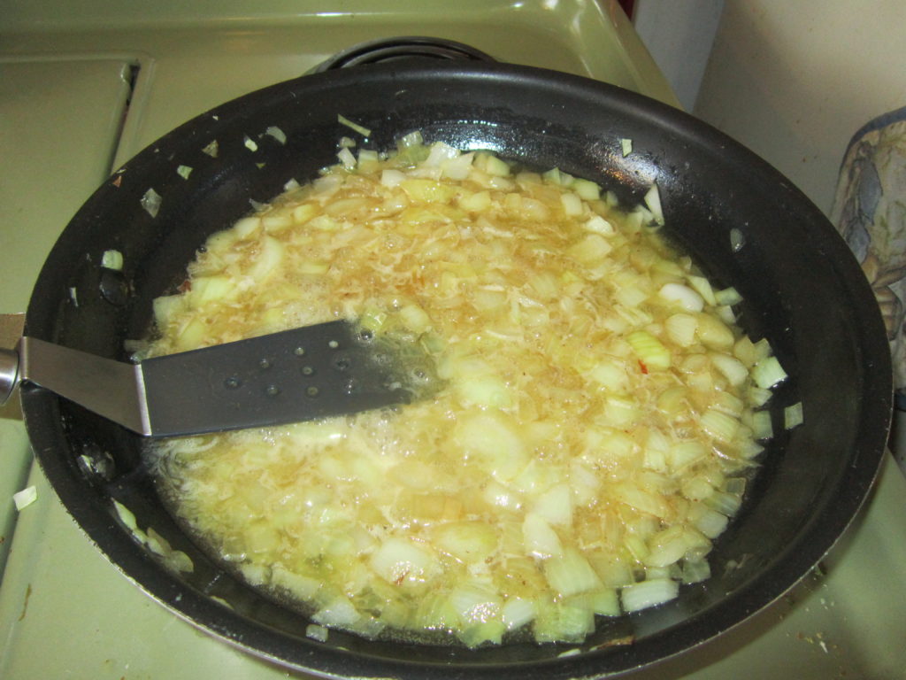BF couldn't believe I was cooking that much onion, but he was thrilled with the result.