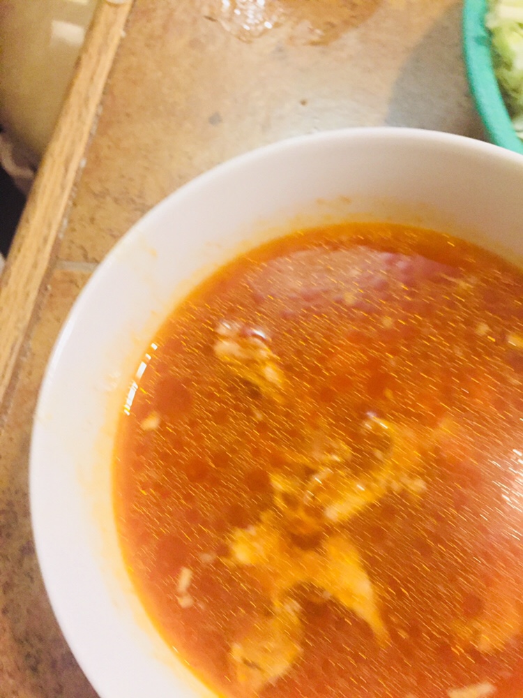 Bowl of pozole without toppings