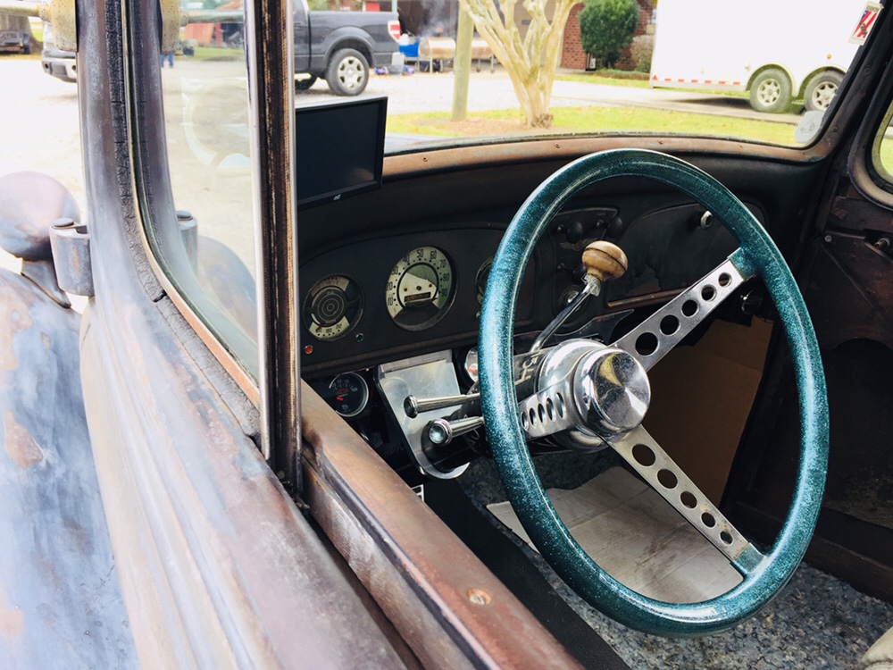 Plymouth steering wheel
