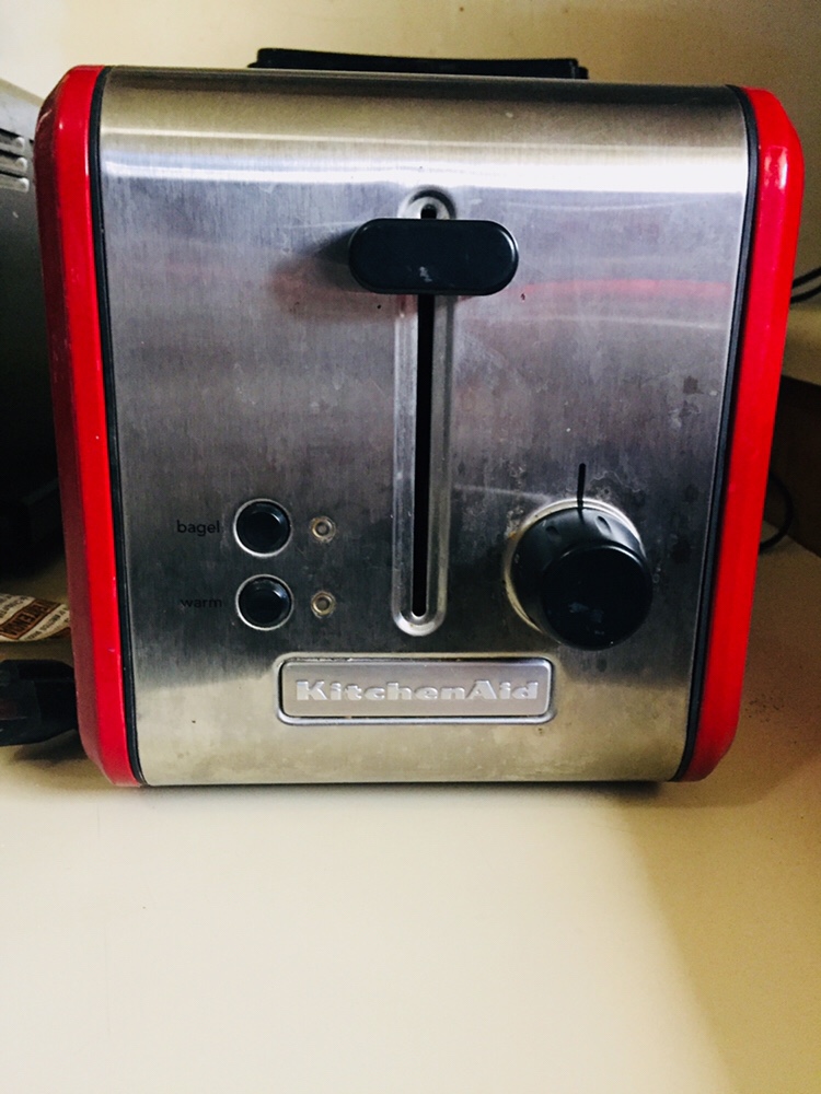 Red Kitchenaid Toaster