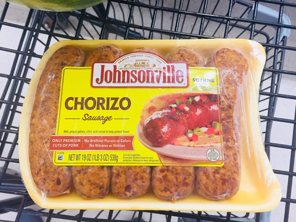 Package of Johnsonville's Chorizo