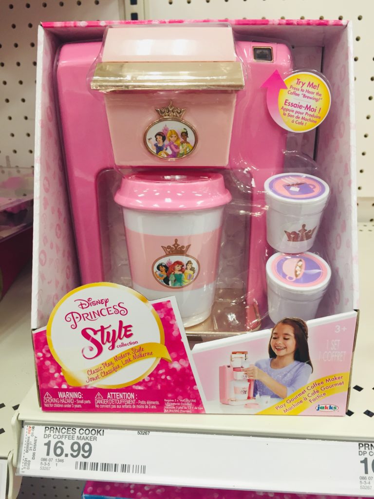 Pink Prnincess Coffee Maker toy for girls