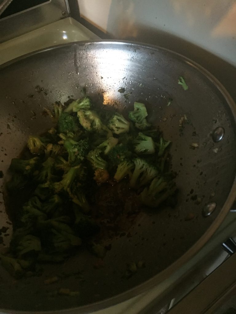 Broccoli stir fry