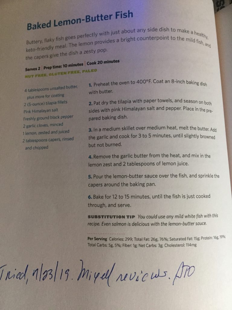 Fish recipe