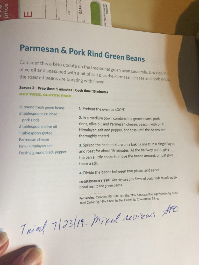 ParmPorkrind Green Bean Recipe