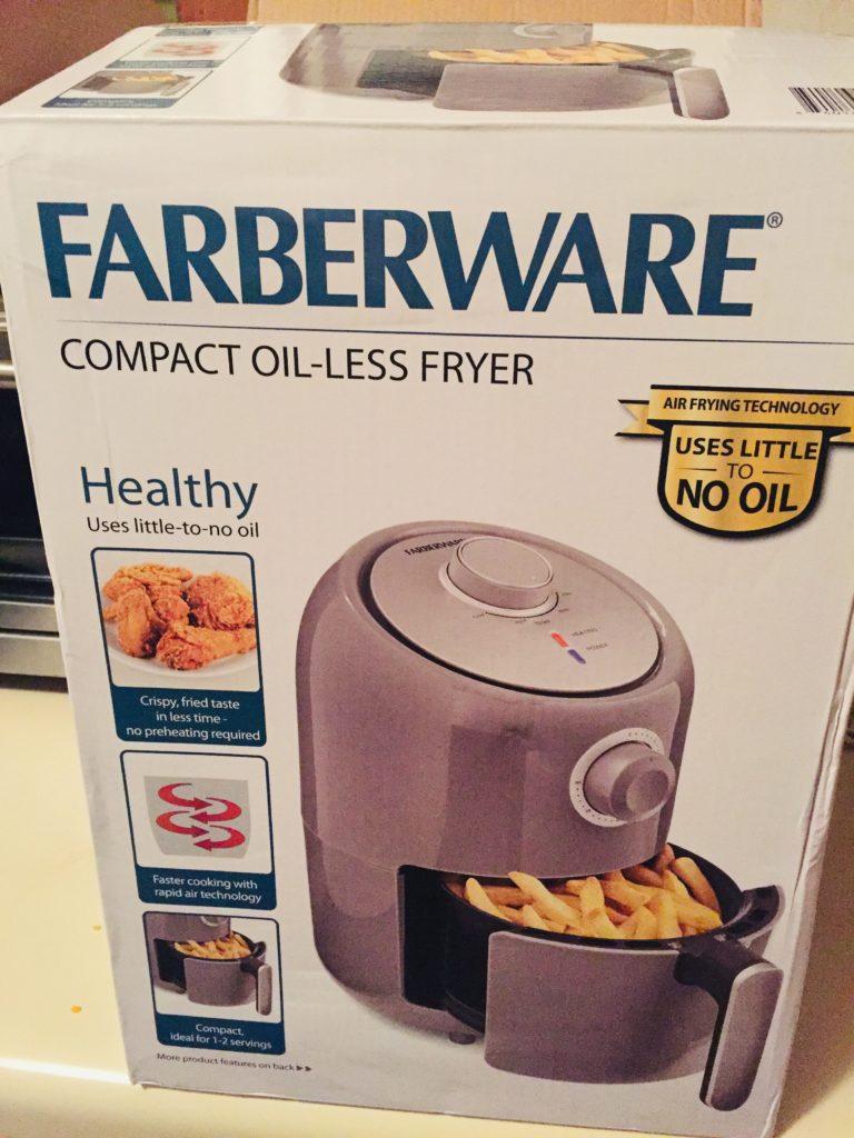 Air fryer in the box