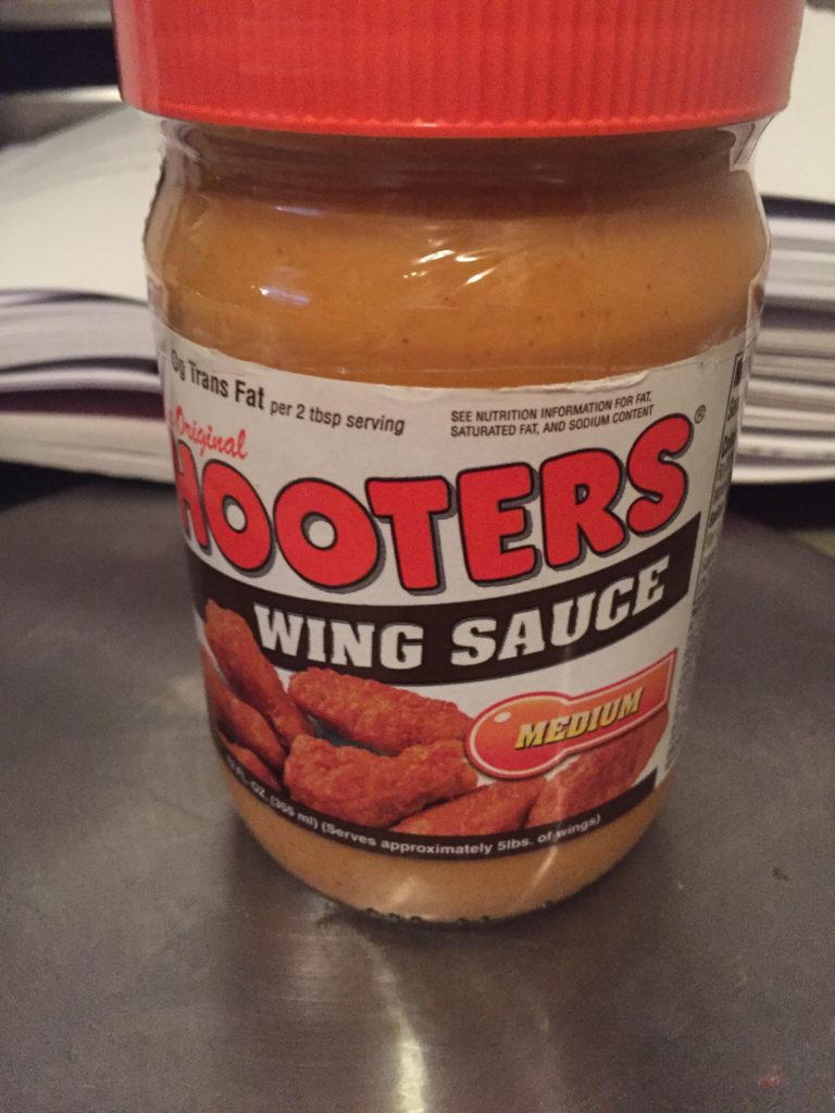 Jar of Hooters Wing Sauce