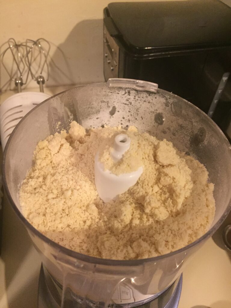 Almond flour in food processor
