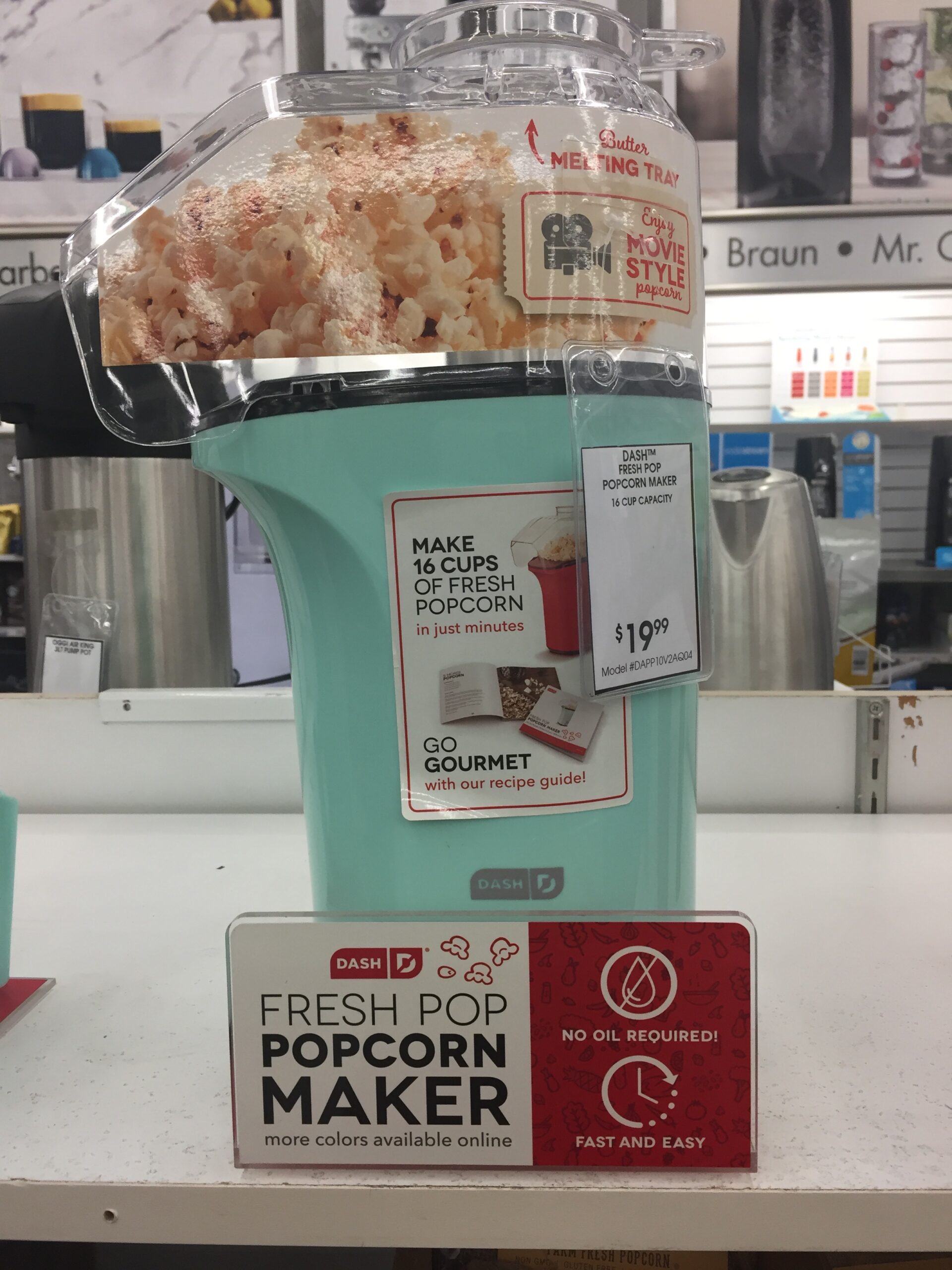 Dash popcorn popper