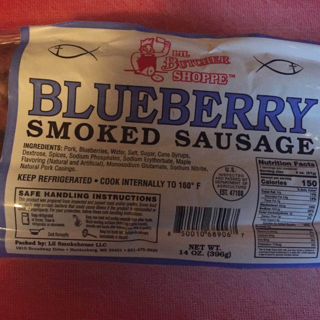 Blueberry Sausage