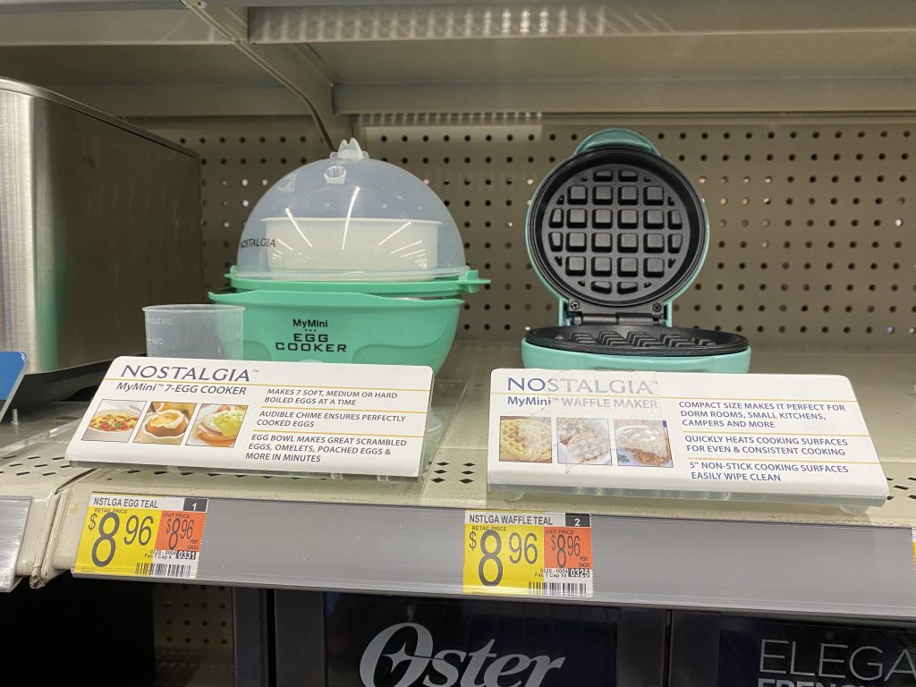 Knockoff Egg cooker and waffle maker at Walmart