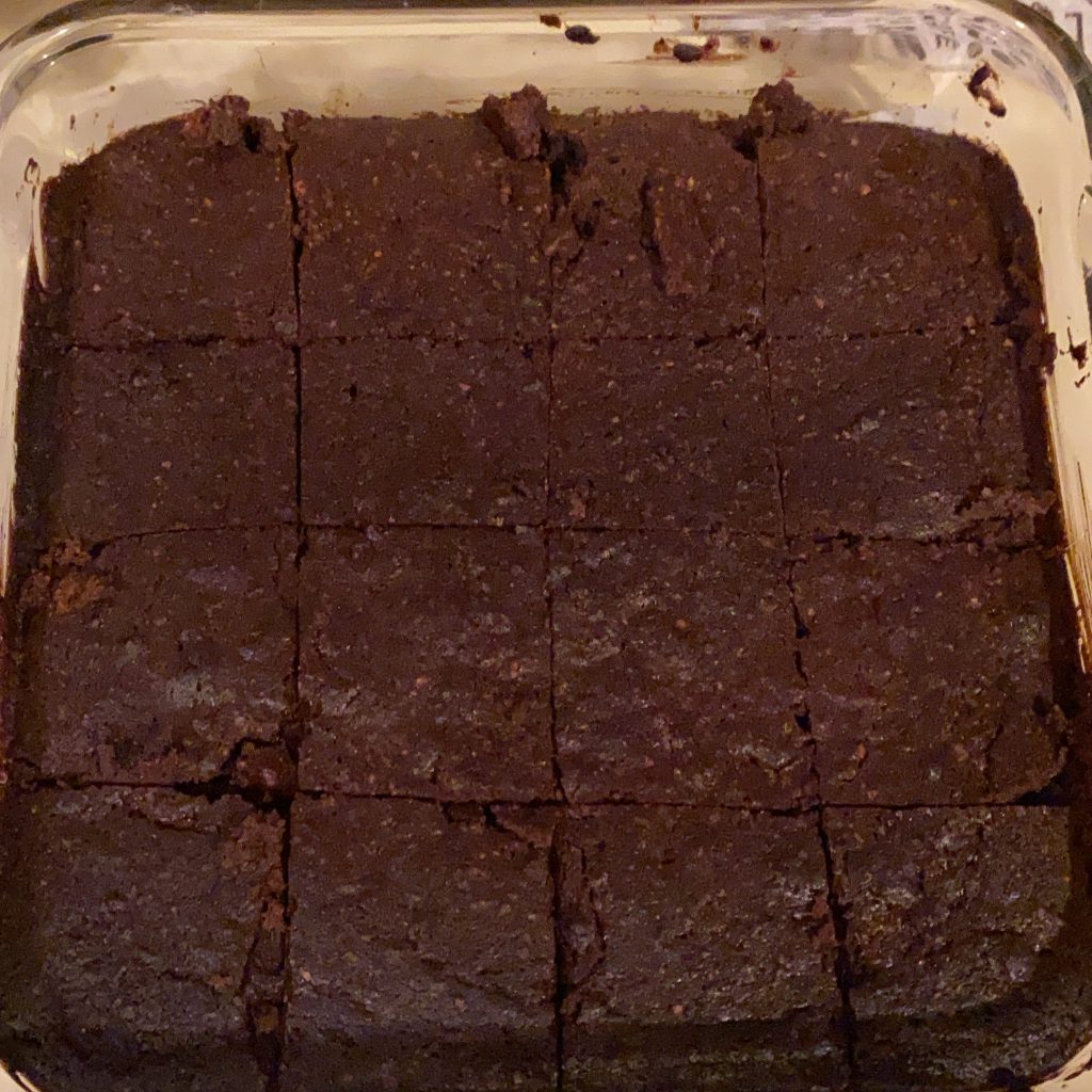 Brownies cut into 16