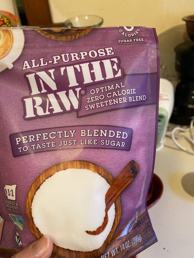 Sugar in the raw blended sweetener