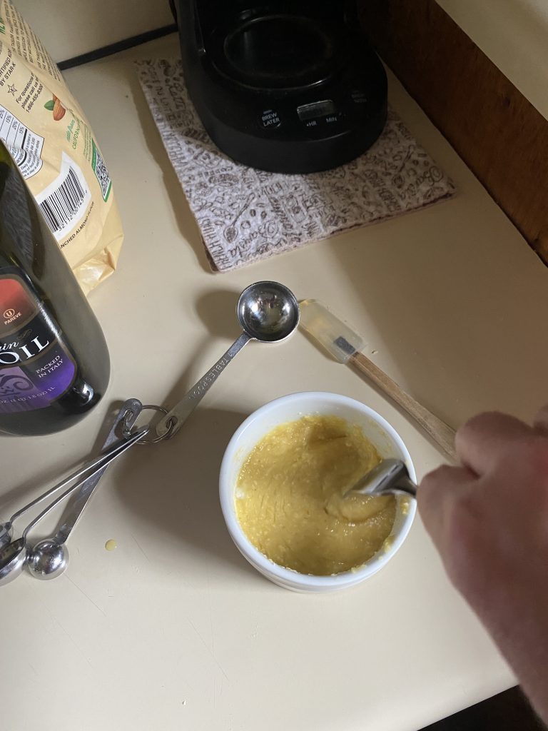 Mixing ingredients