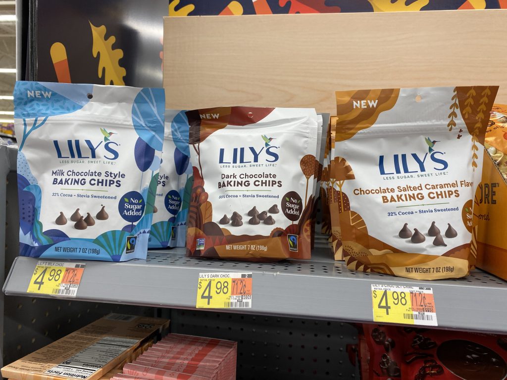 LIly's sugar free chocolate chips