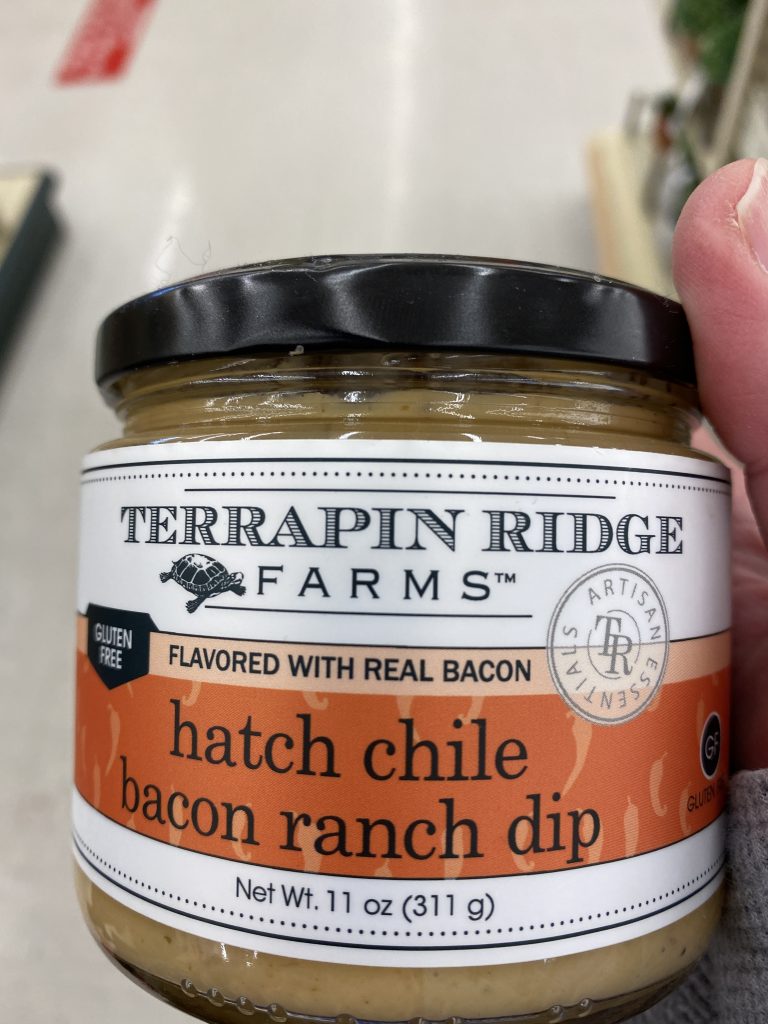 Hatch chile bacon ranch dip