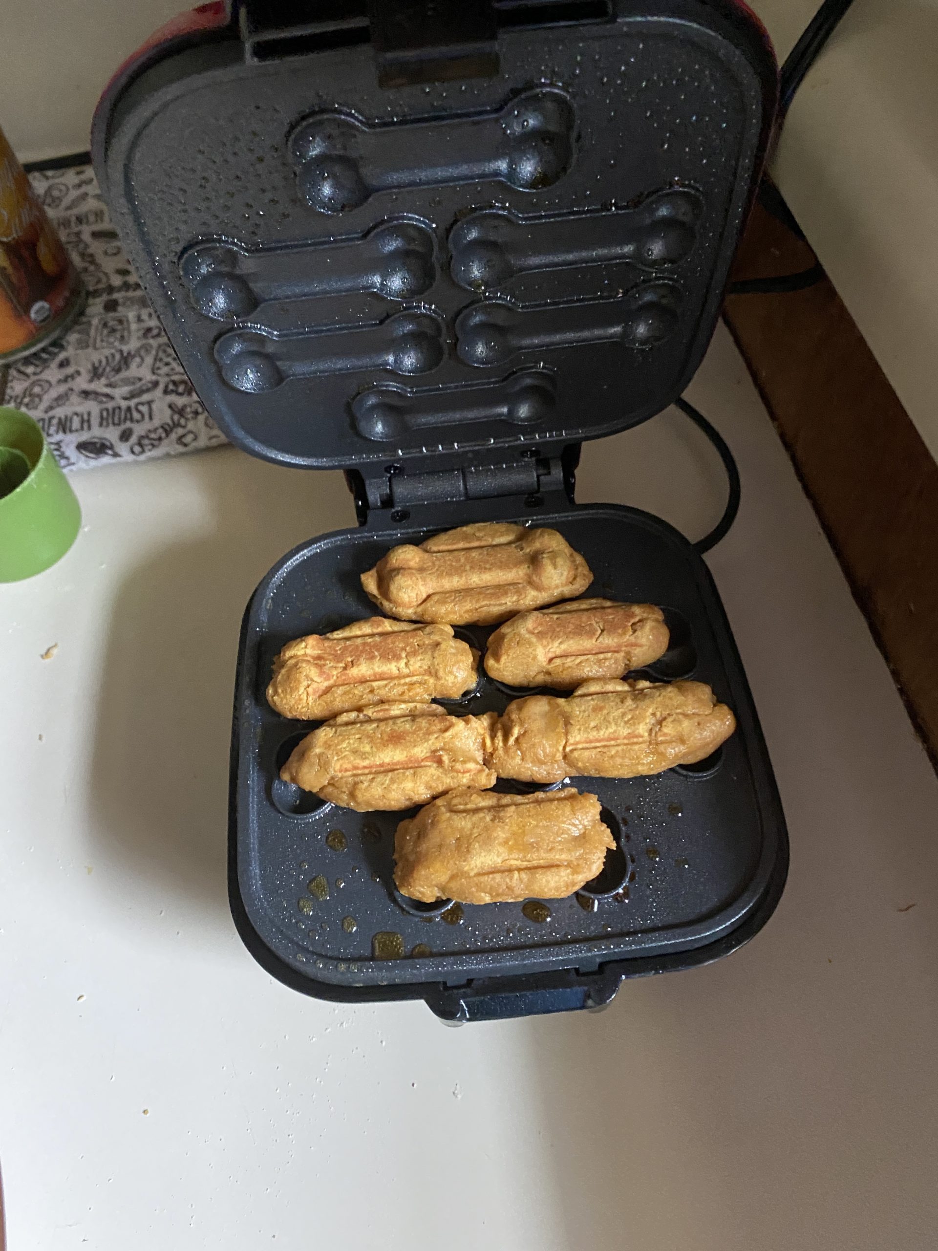 Spent the morning making waffles with the Sonic waffle makers from