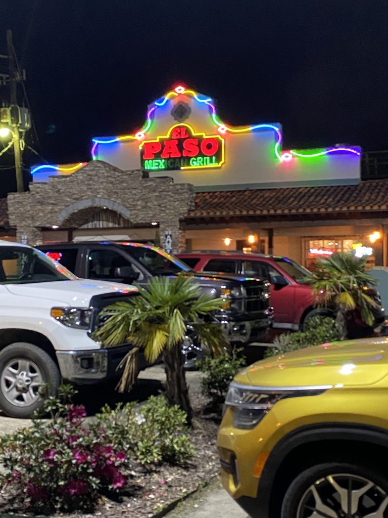 Wide shot of El Paso Mexican Grill