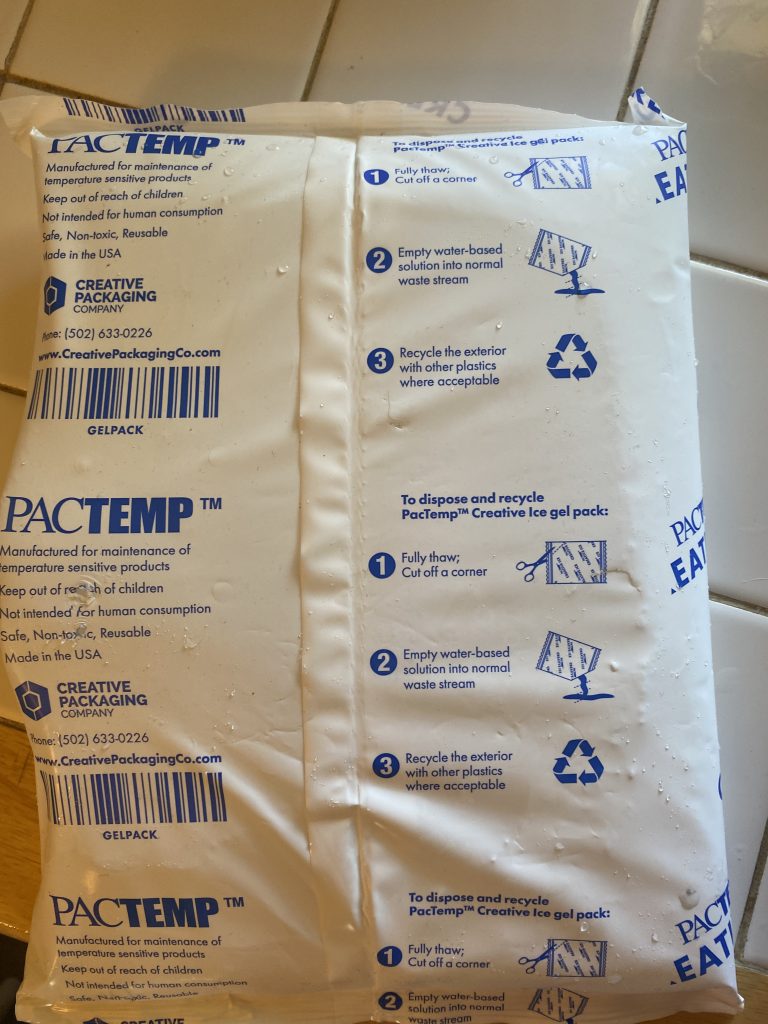 Icepack for meat