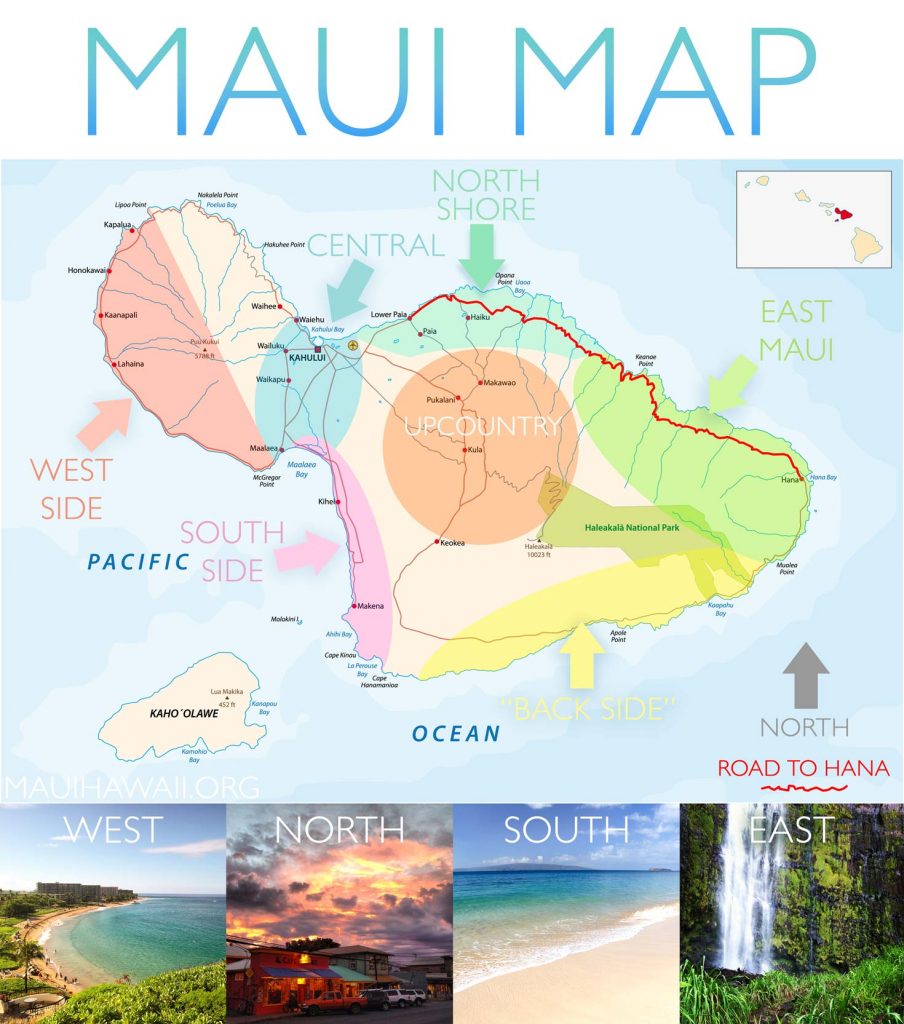 Detailed Maui map