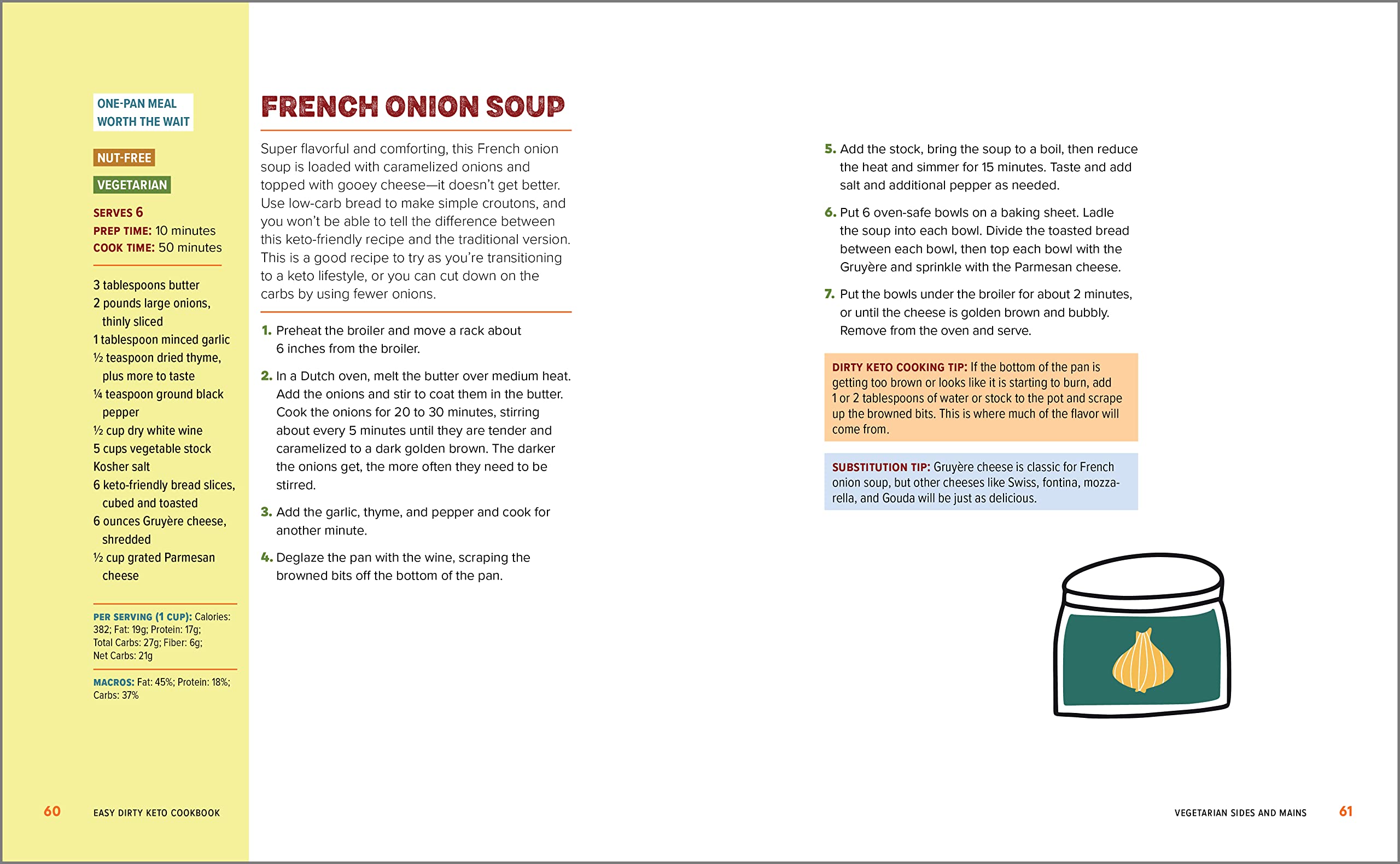 Dirty Keto French Onion Soup