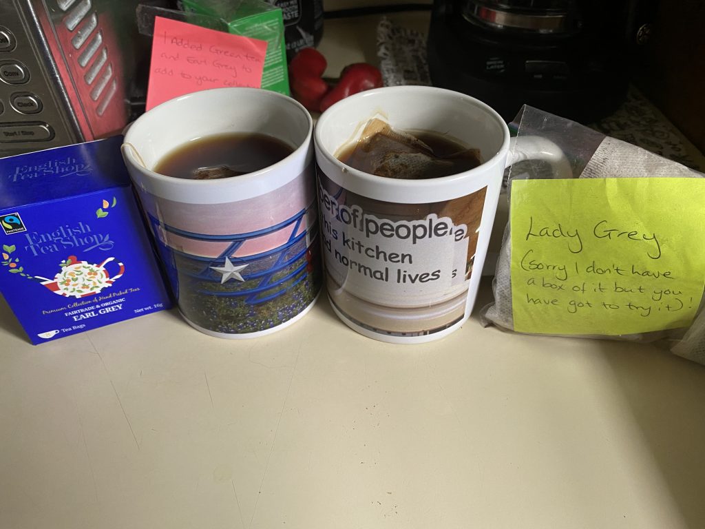 Two Teacups with tea