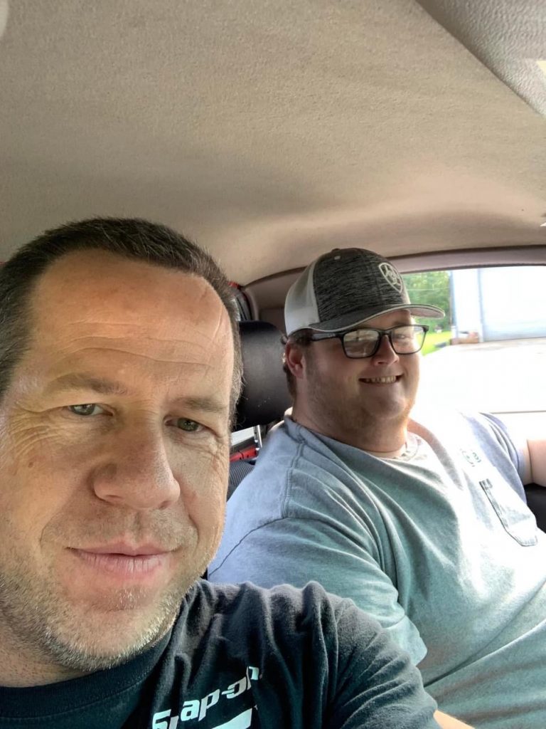 BF and The Boy in a truck