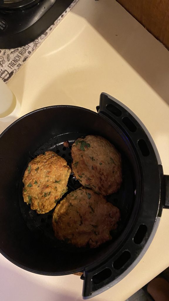 Cooked Crab cakes