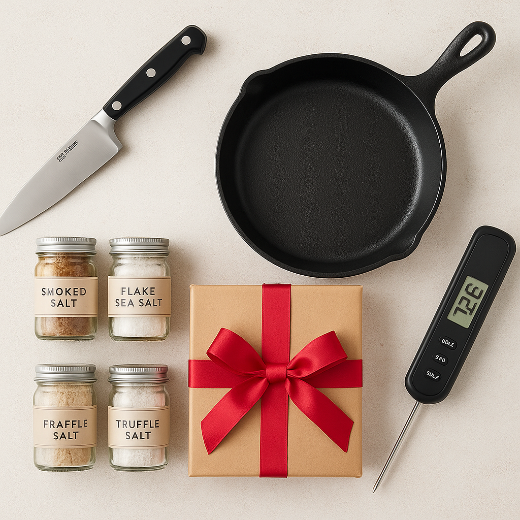 AI Generated image of gifts for foodies