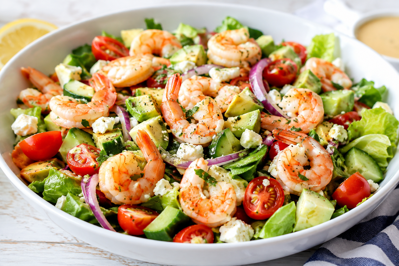 Image of fresh shrimp salad